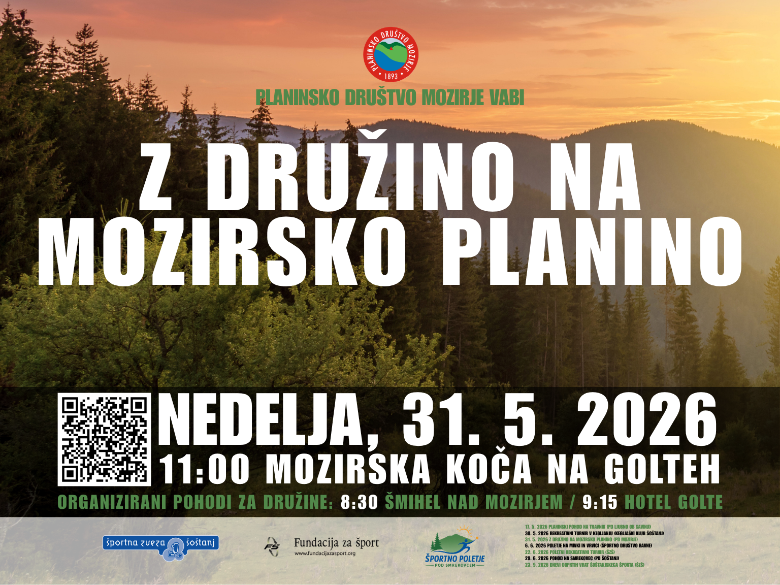 Z družino na Mozirsko planino